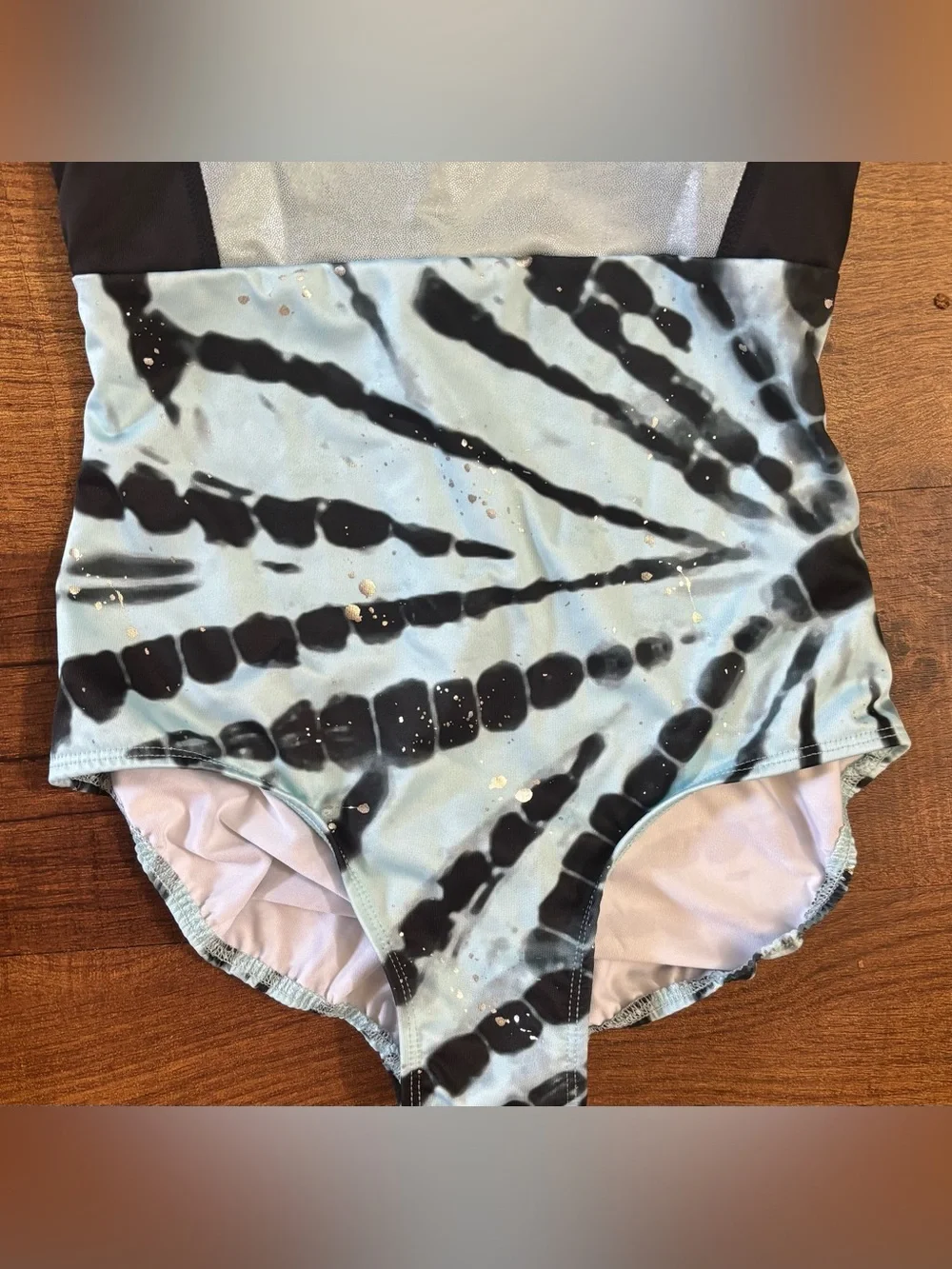 Justice girls strappy back one piece leotard Size large 12/14